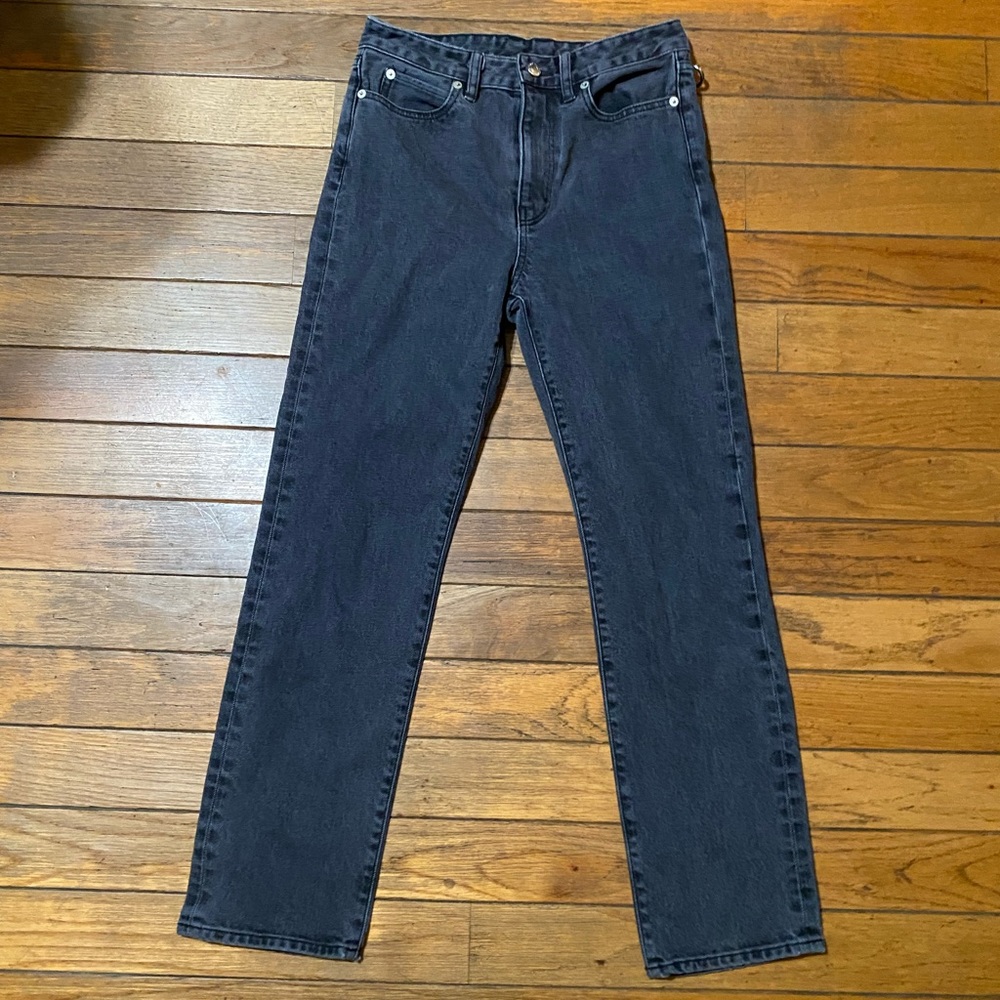 SIMON MILLER Black Denim Boyfriend Jeans 25